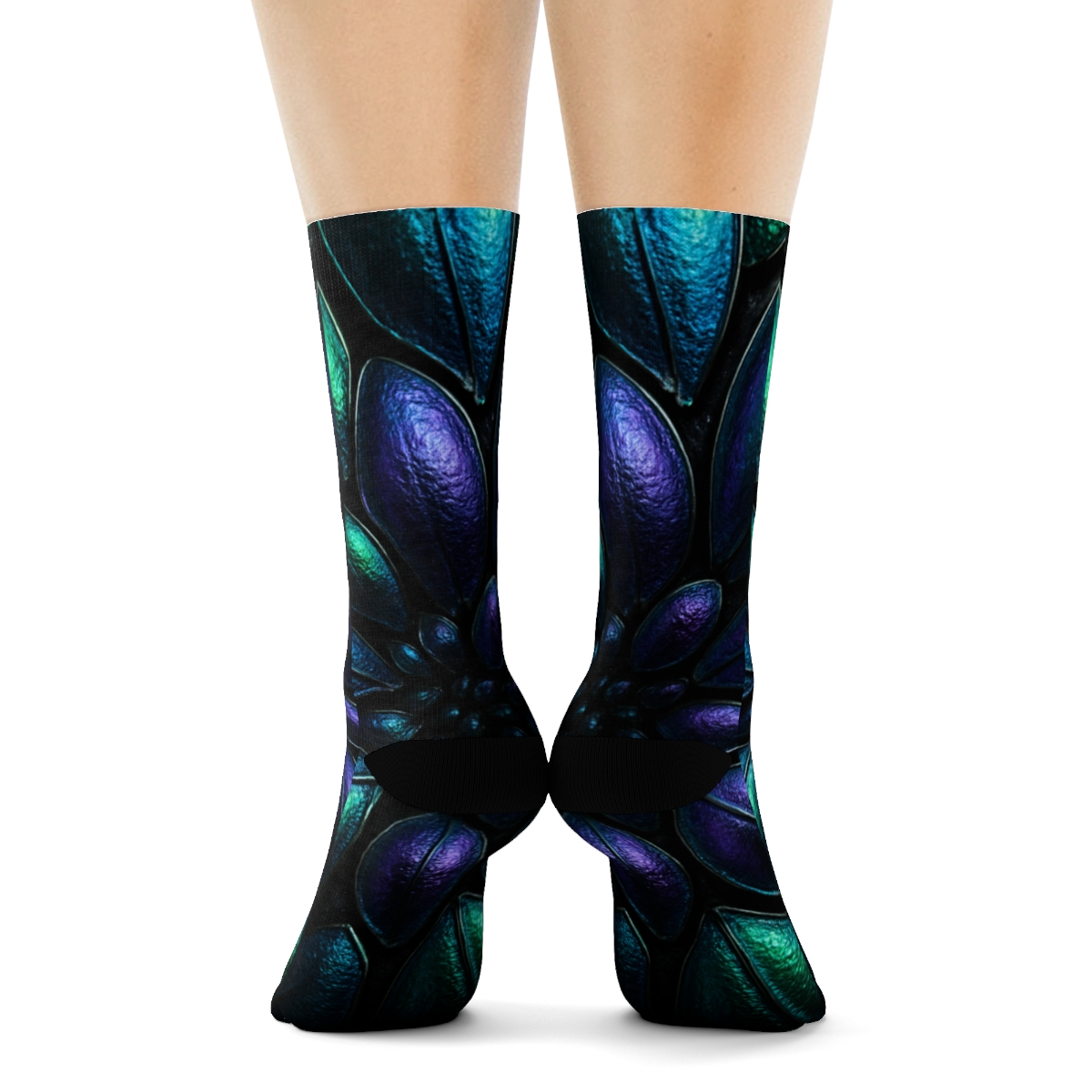 Prismatic Carapace Reverie designer logo socks
