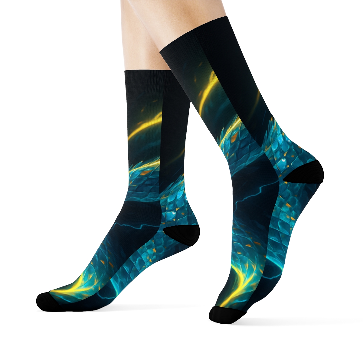 Prism Scales Of The Electric Eel designer logo socks