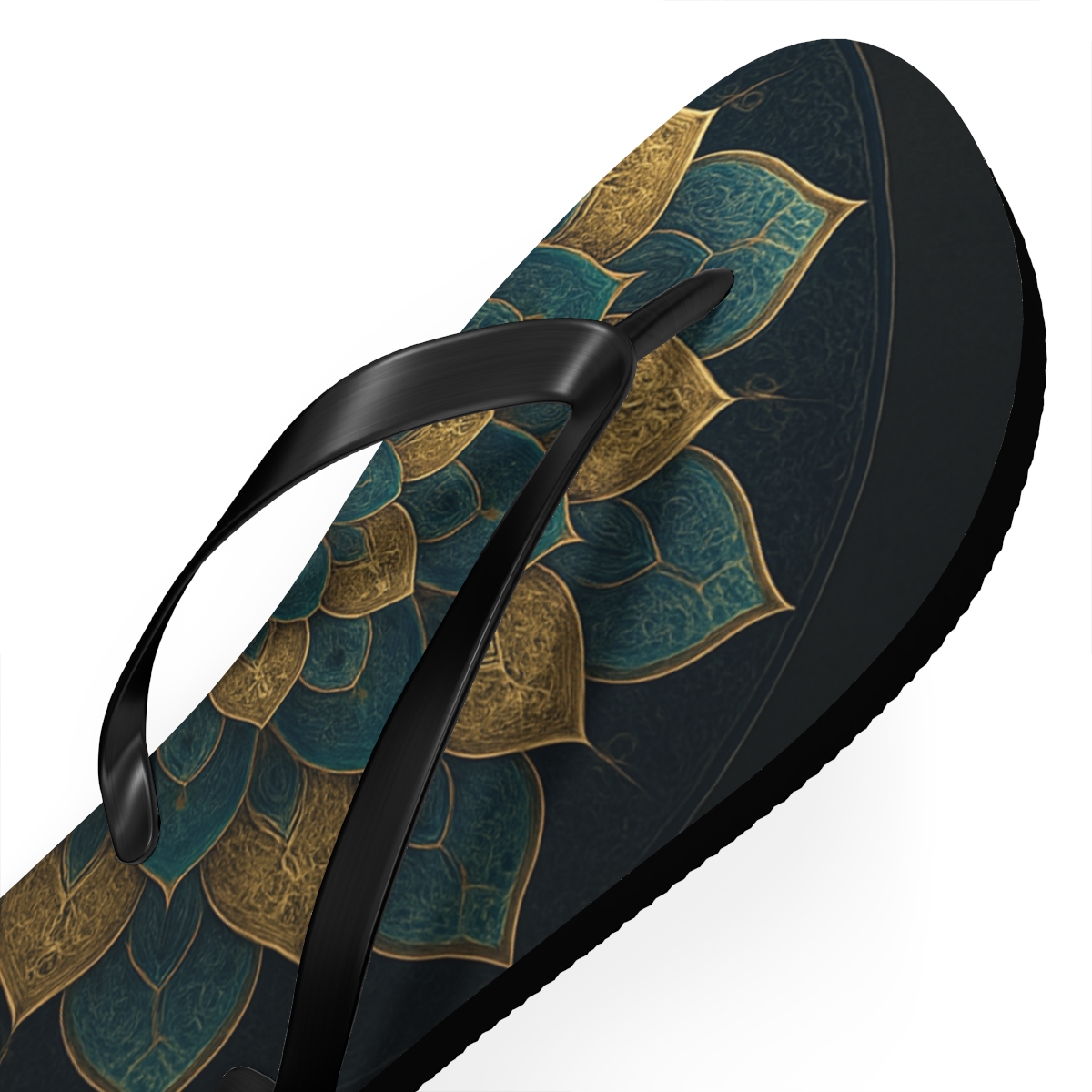 Orbital Petal Lattice trendy printed flip flops