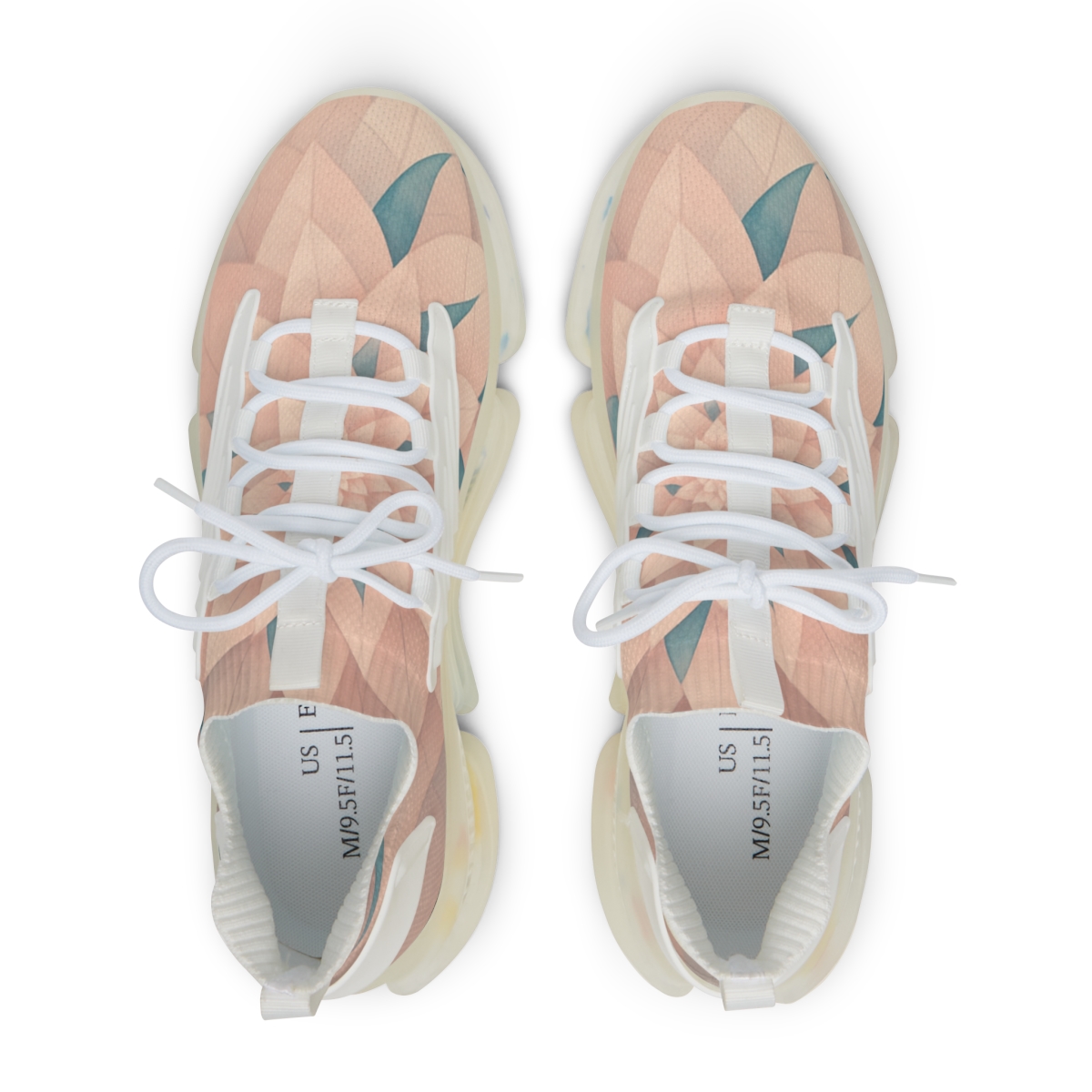 Lotus Prism Fractal stylish casual sneakers