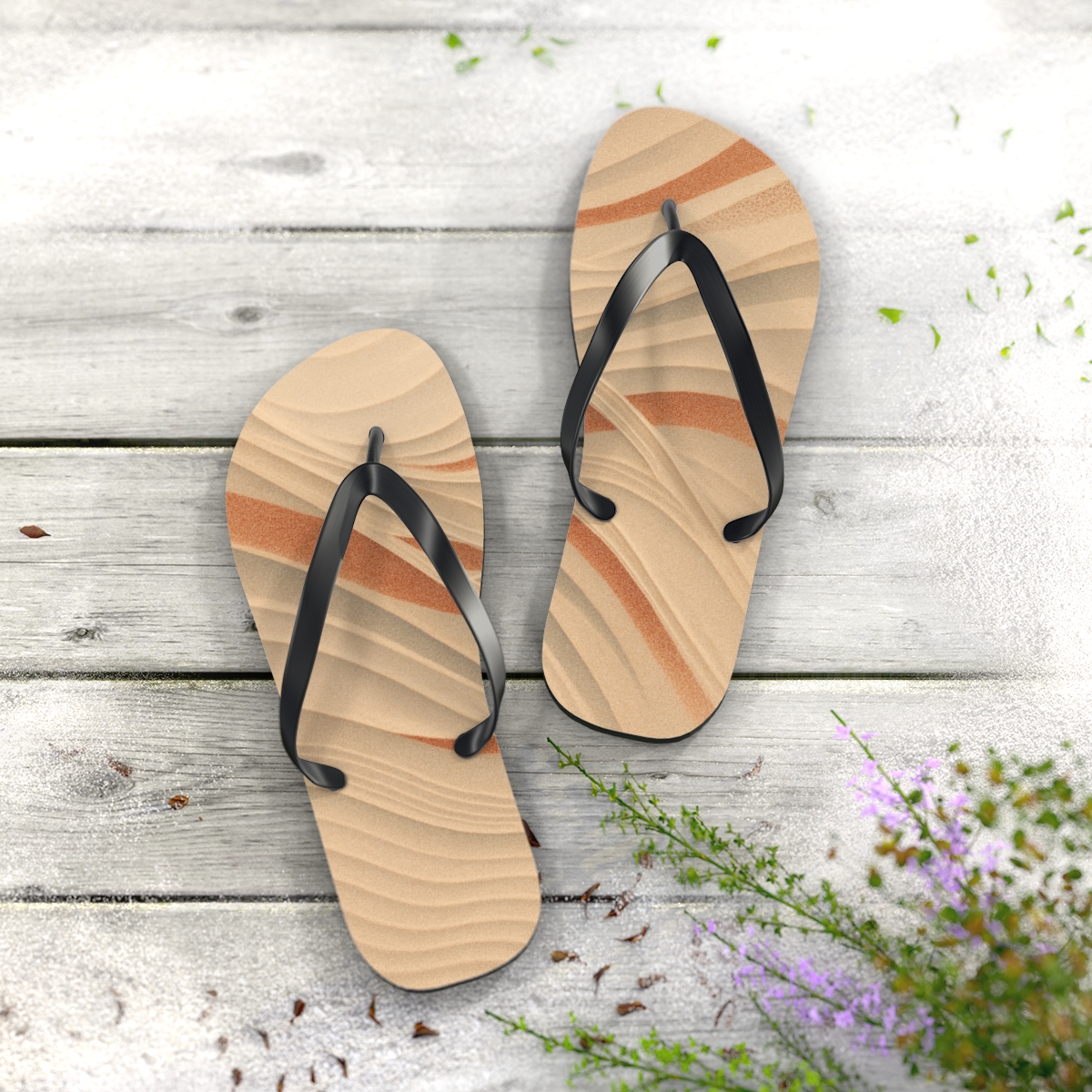 Wind Arc Silt Weave soft sole flip flops