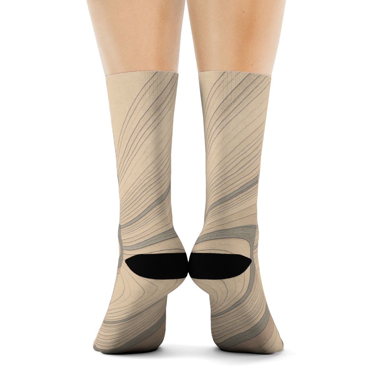 Wind Arc Strata Weave unique printed sockscustom socks