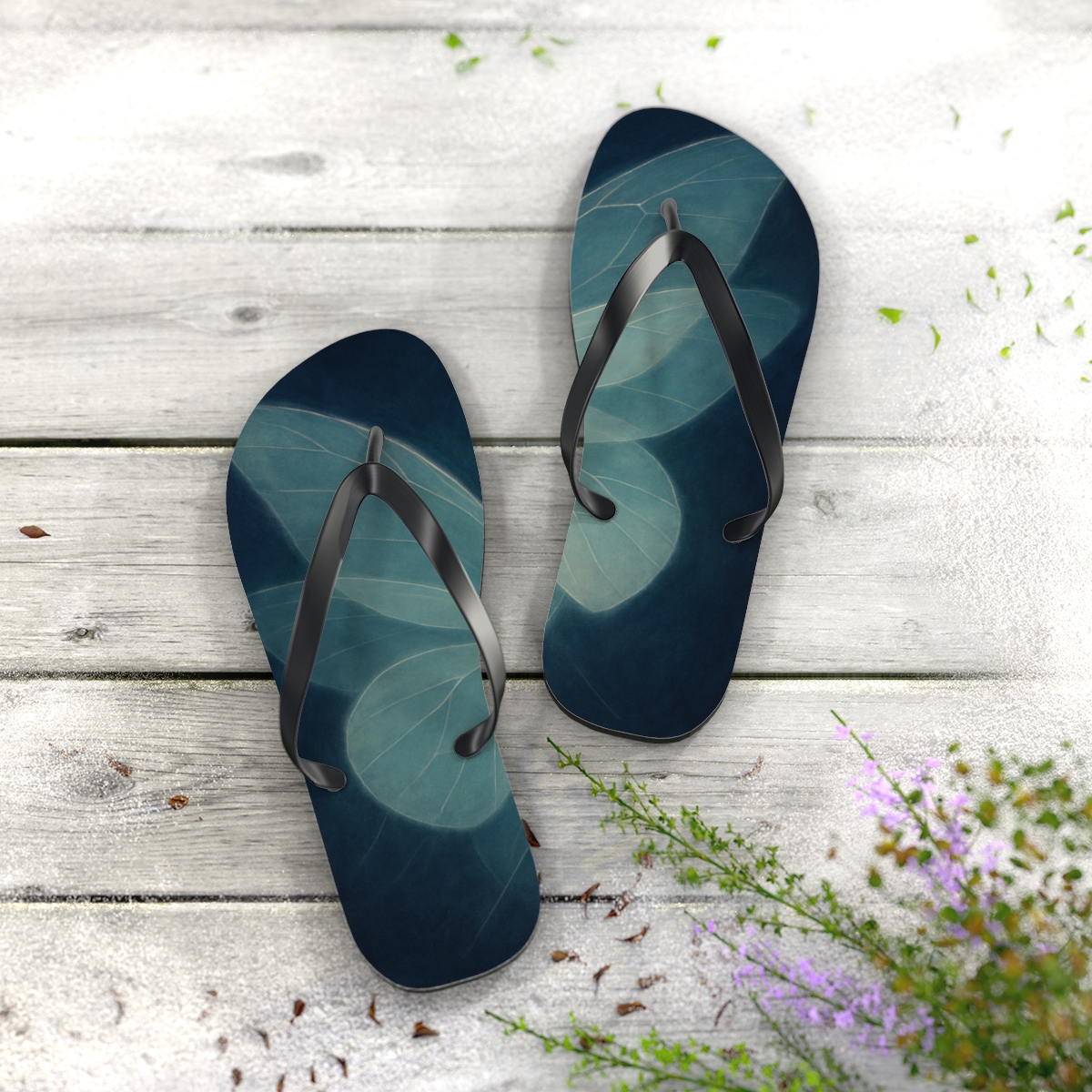 Crystal Veil Of The Glasswing Moth comfortable casual flip flops