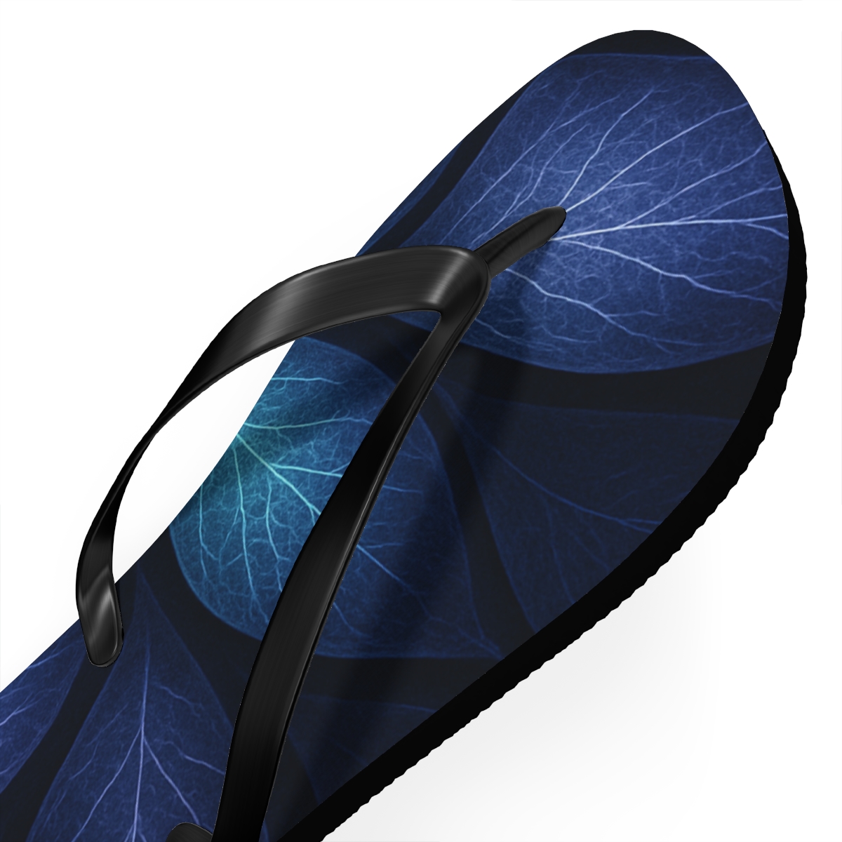 Orchid Vein Nebula Lattice custom flip flops
