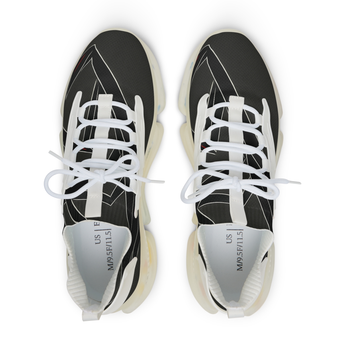 Mantis Stillness Geometry custom sneakers