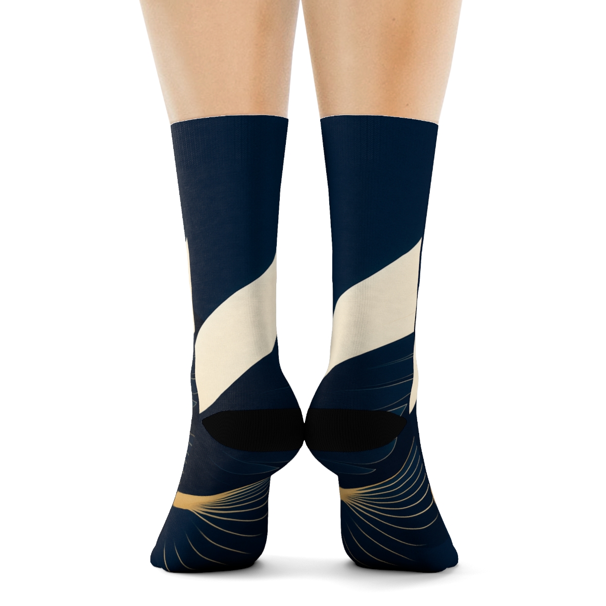 Hawk Wingbeat Vector Drift personalized cozy socks