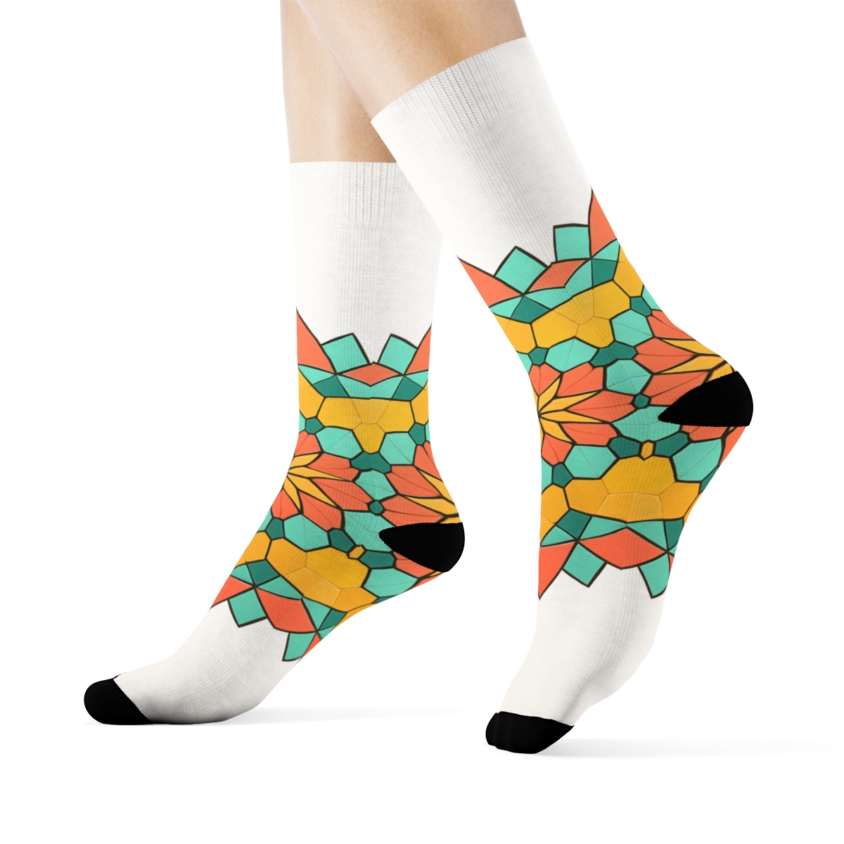 Citrus Prism Rosette Matrix sports performance socks