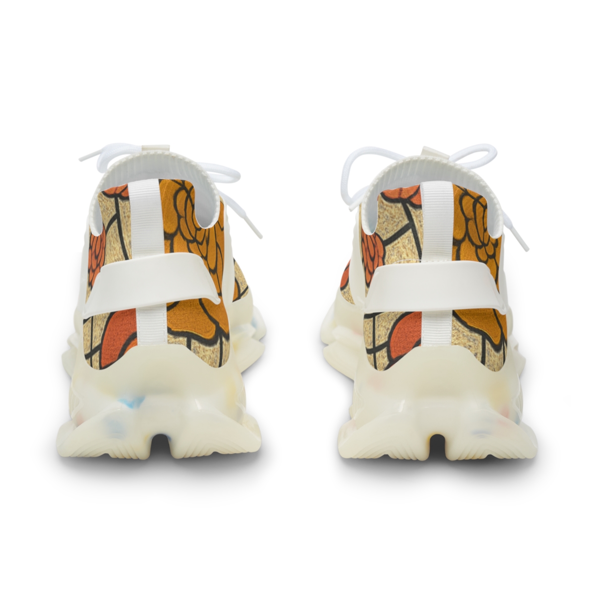 Marigold Fractal Rosette Circuit comfortable running sneakers