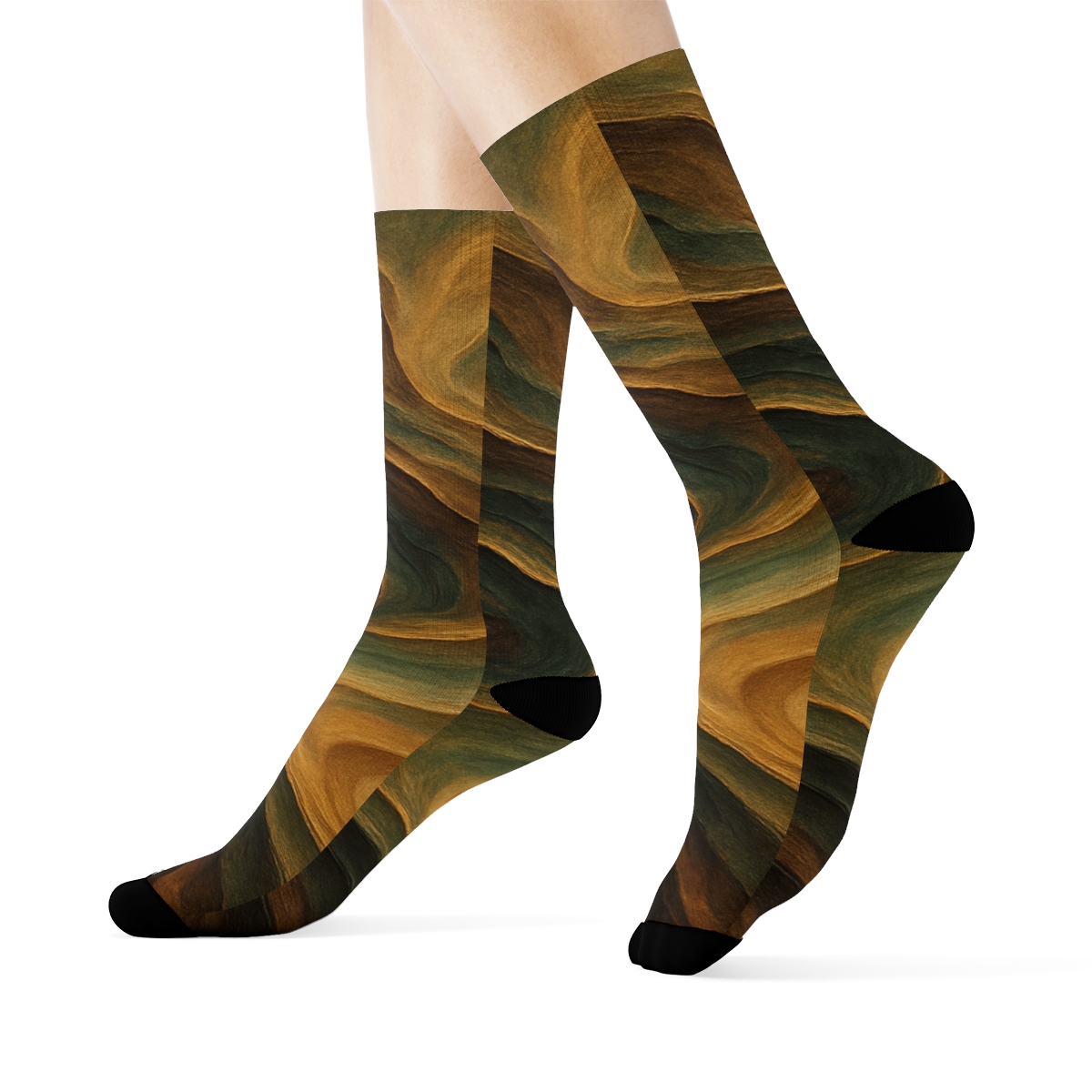 Tectonic Vein Cascade trendy colorful socks