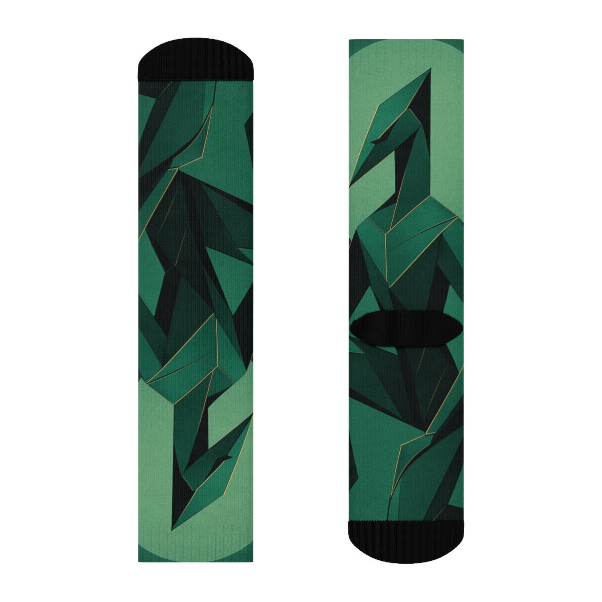 Mantis Prayer Geometry personalized cozy socks