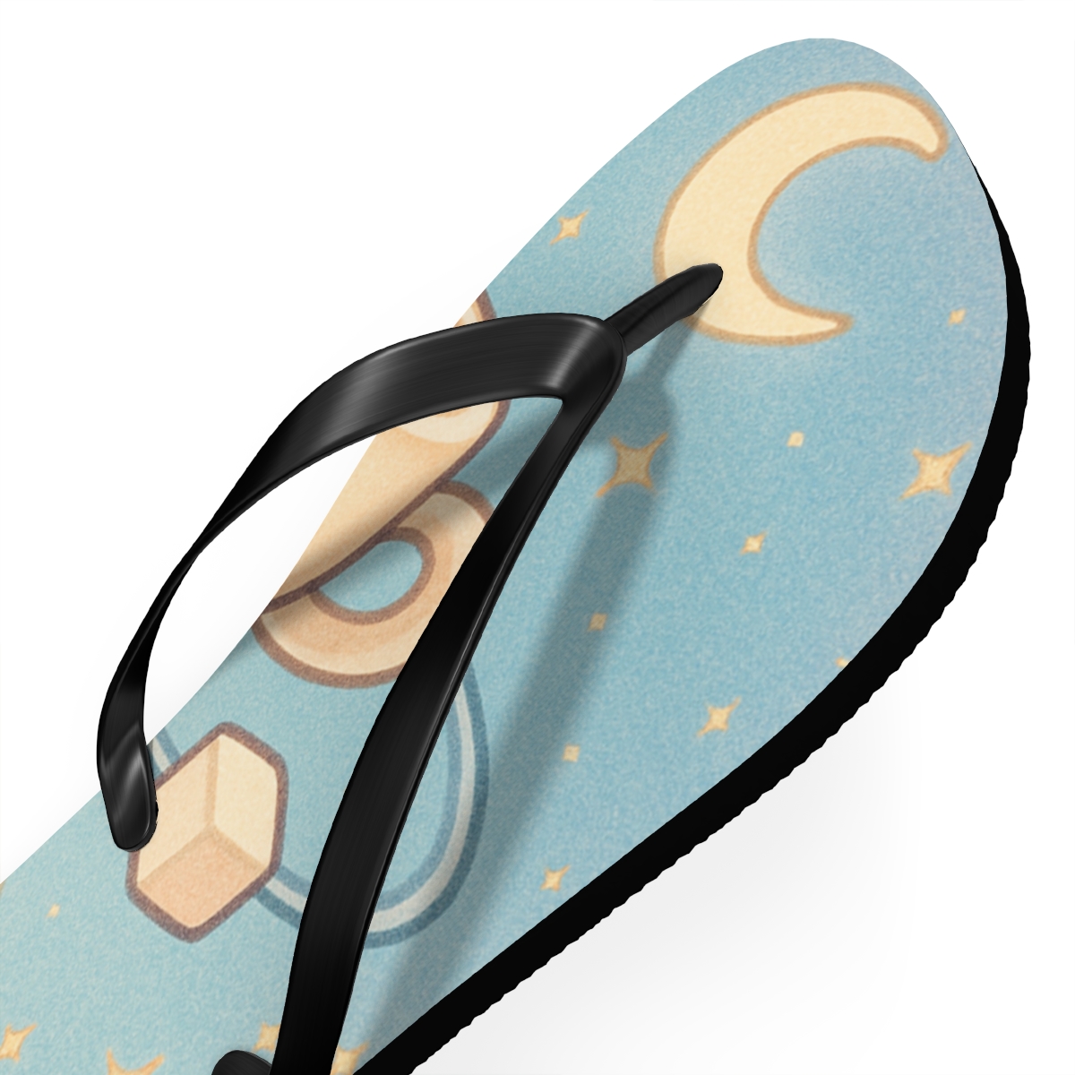 Starlight Teacup Satellite Tea Party designer logo flip flops