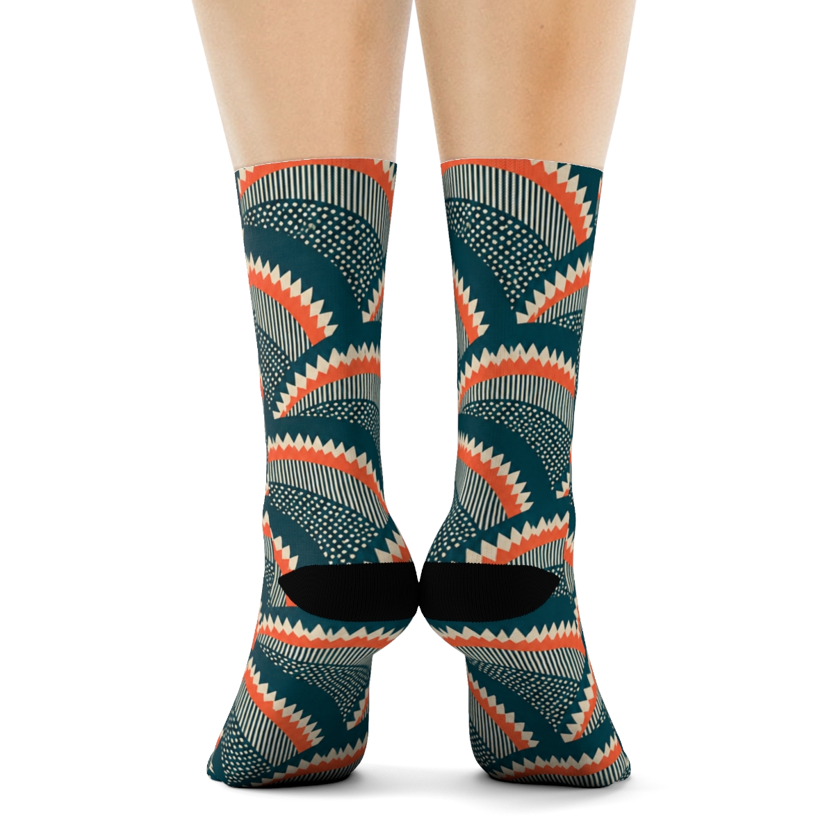 Serrated Arc Weft Array comfortable cotton socks [AI-98accb5e-7a5f000c5580]