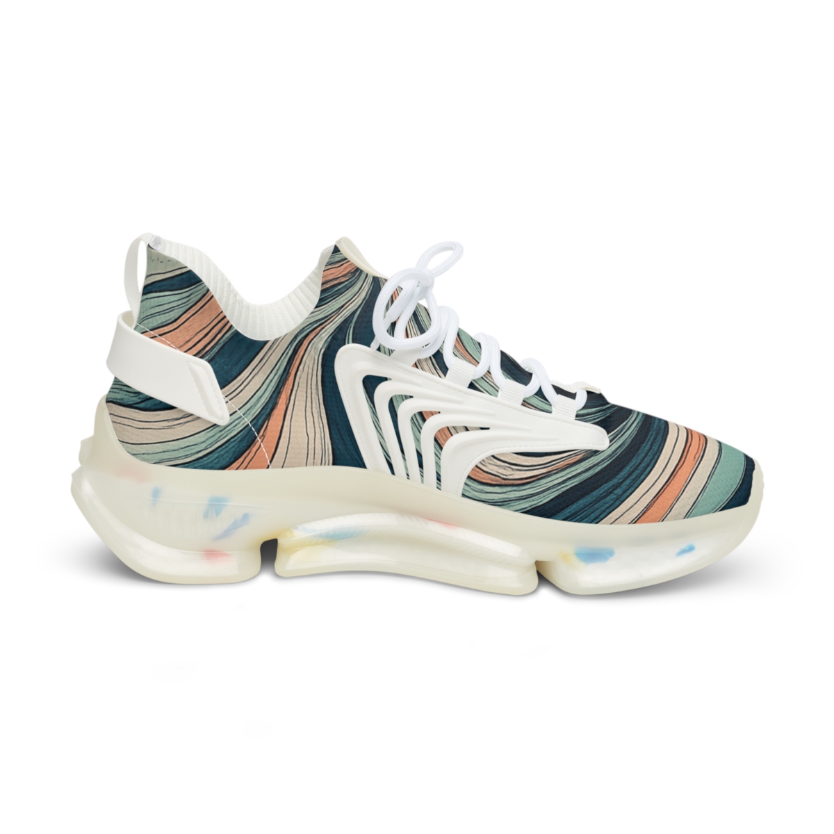 Eddy Vein Ripple Weave stylish casual sneakers