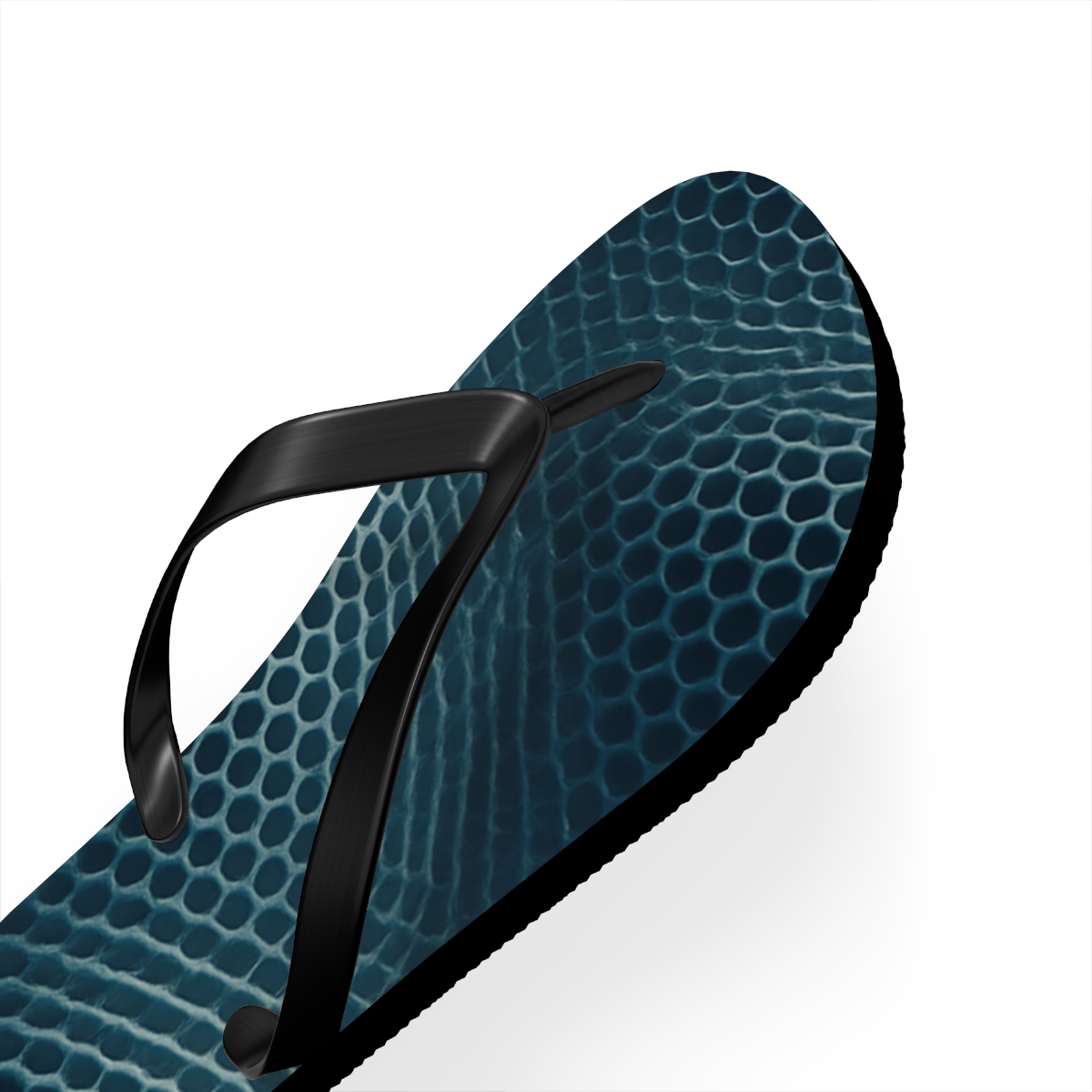 Ocean Wave Mosaic Flip Flops