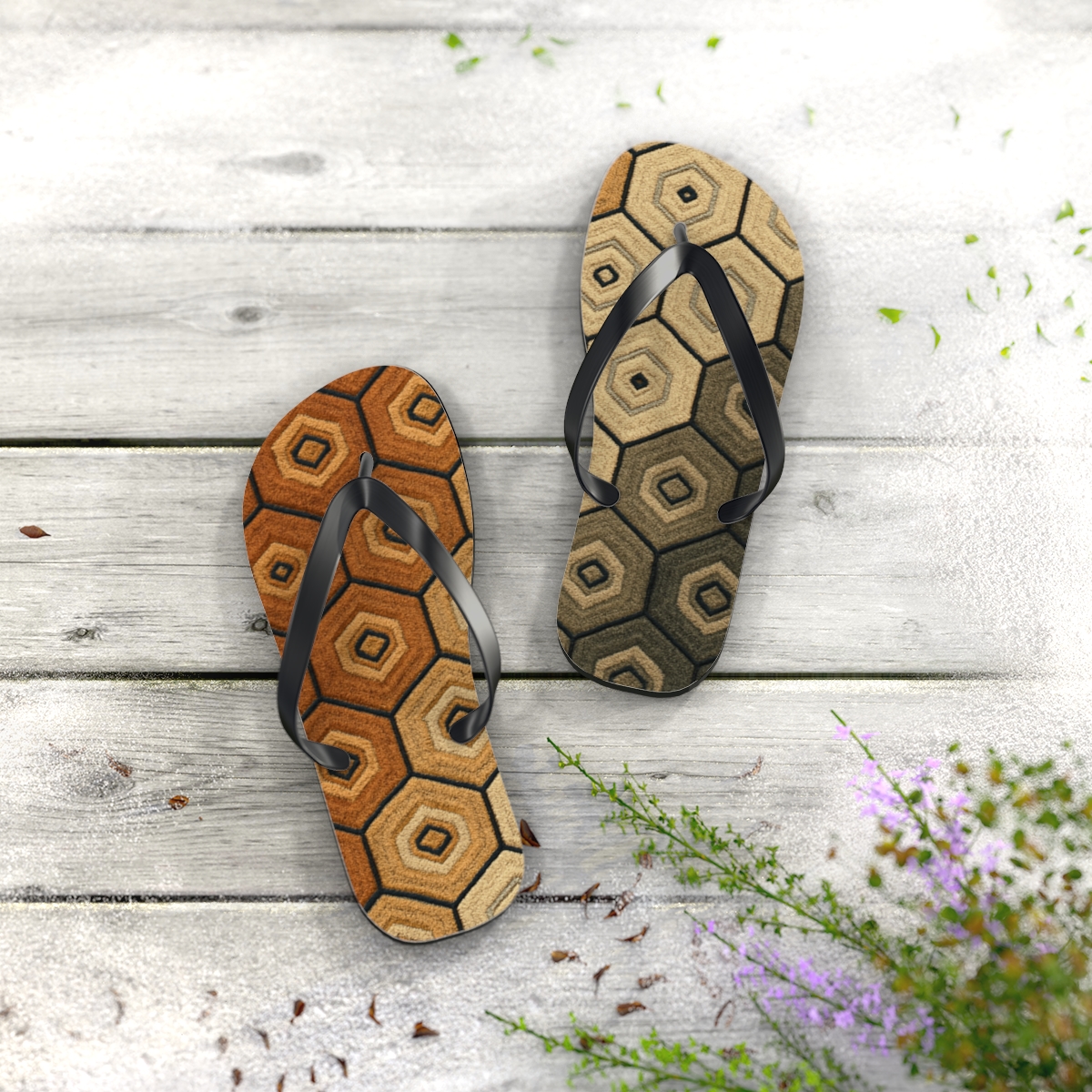 Mosaic Drift Flip Flops