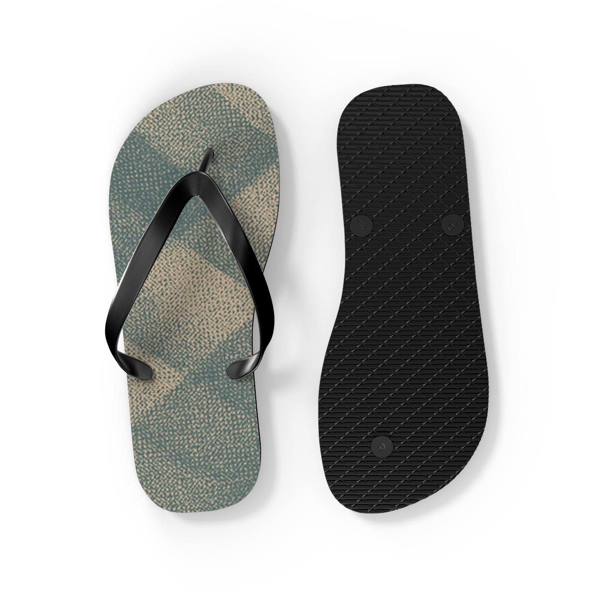 Woven Breeze Pattern Flip Flops