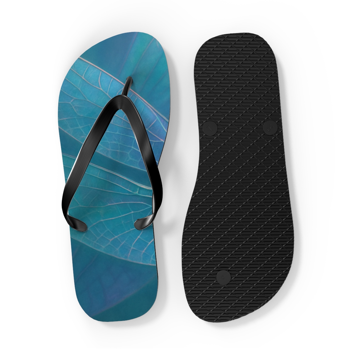 Prismatic Flicker Of The Dragonfly Wing personalized beach flip flops
