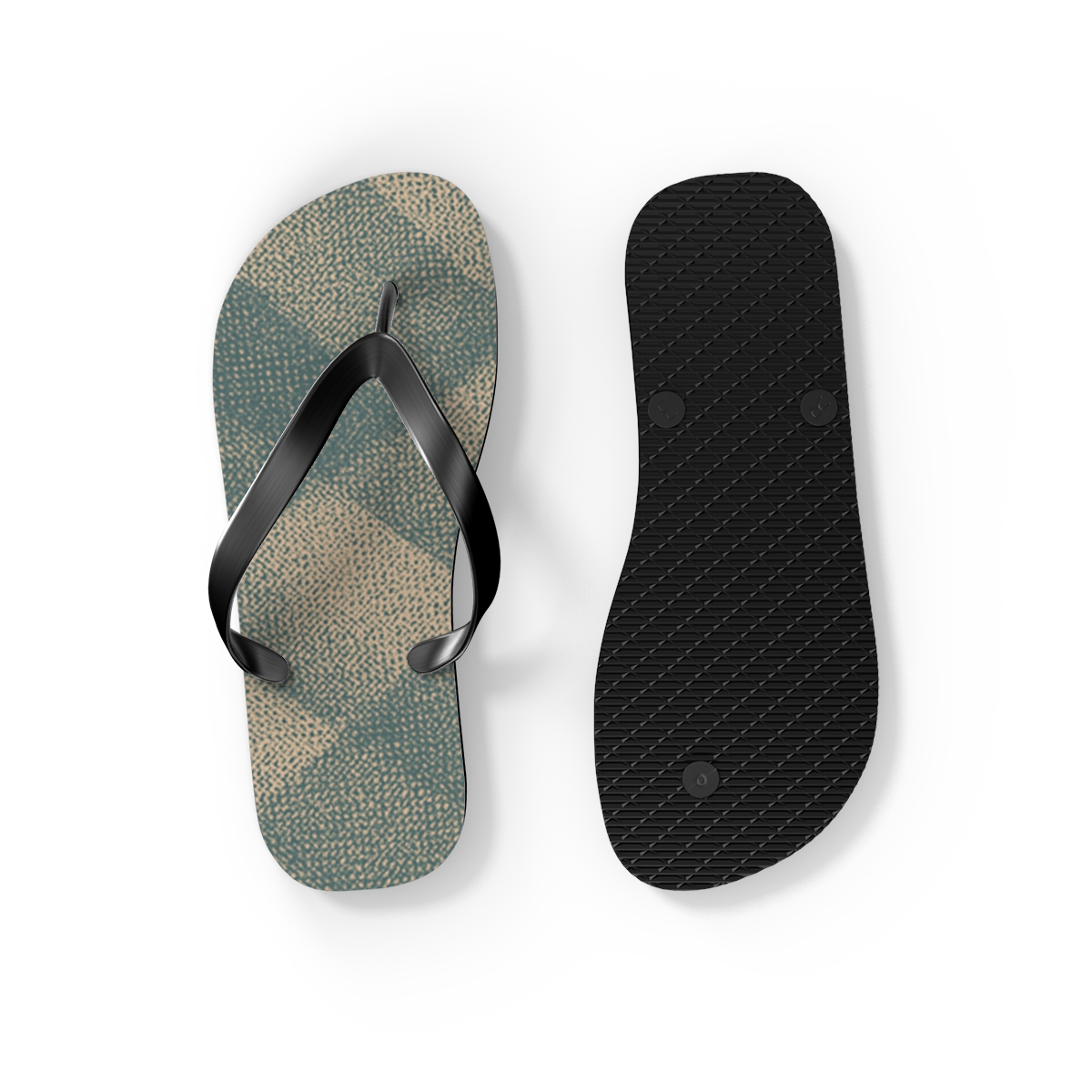 Woven Breeze Pattern Flip Flops
