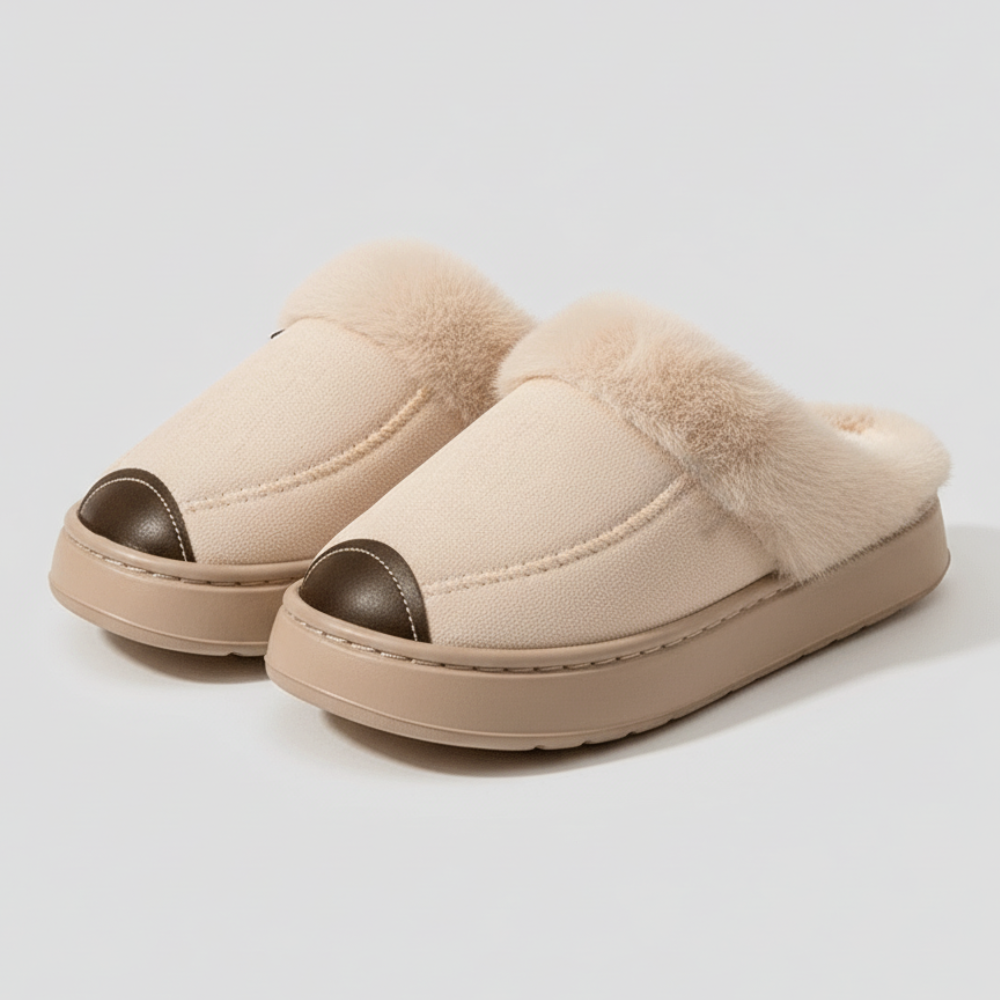 Plush Lined Winter Mules
