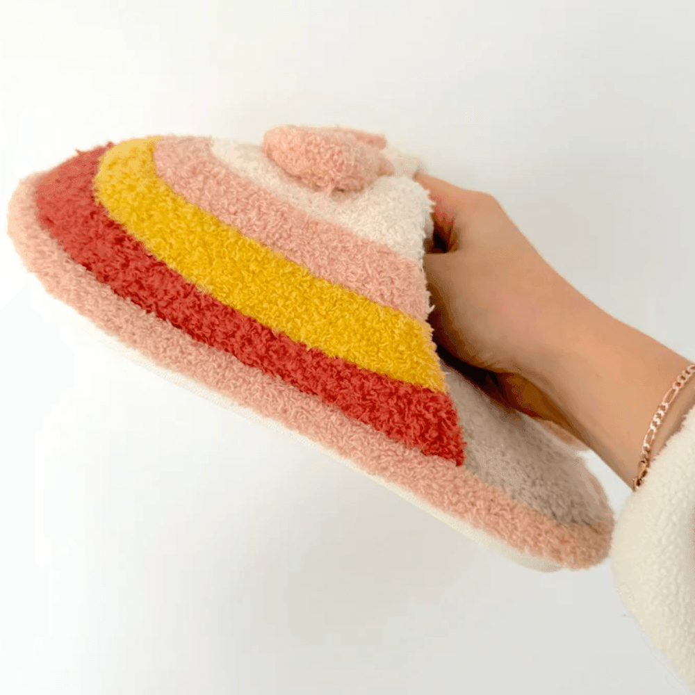 Non Slip Rainbow Slippers