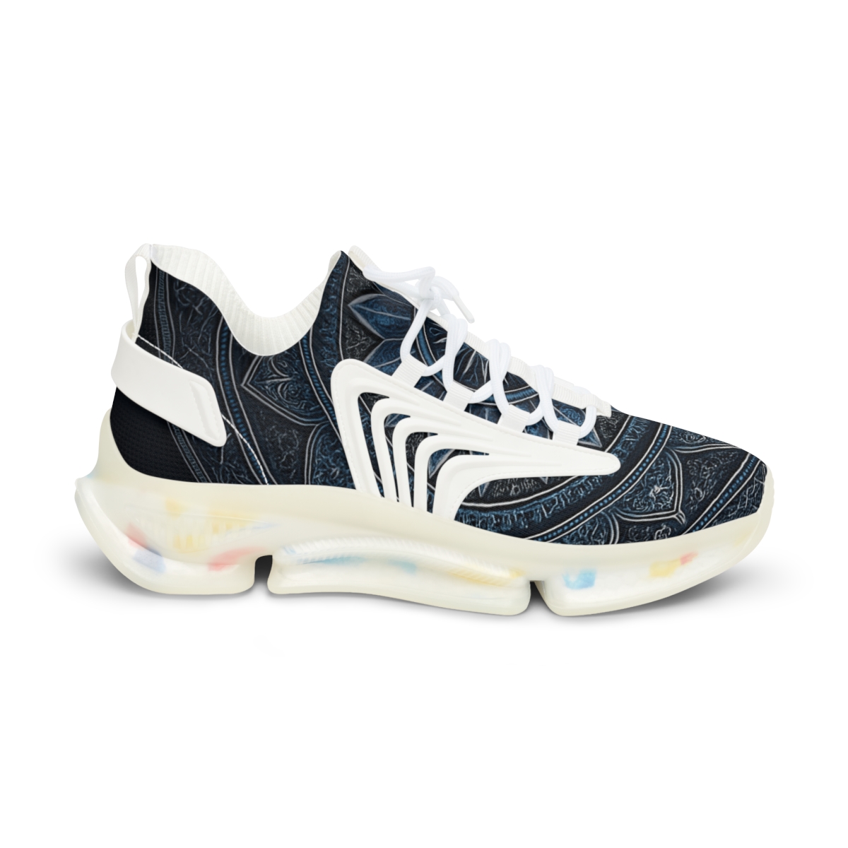 Quasar Filigree Compasswheel unique printed sneakers