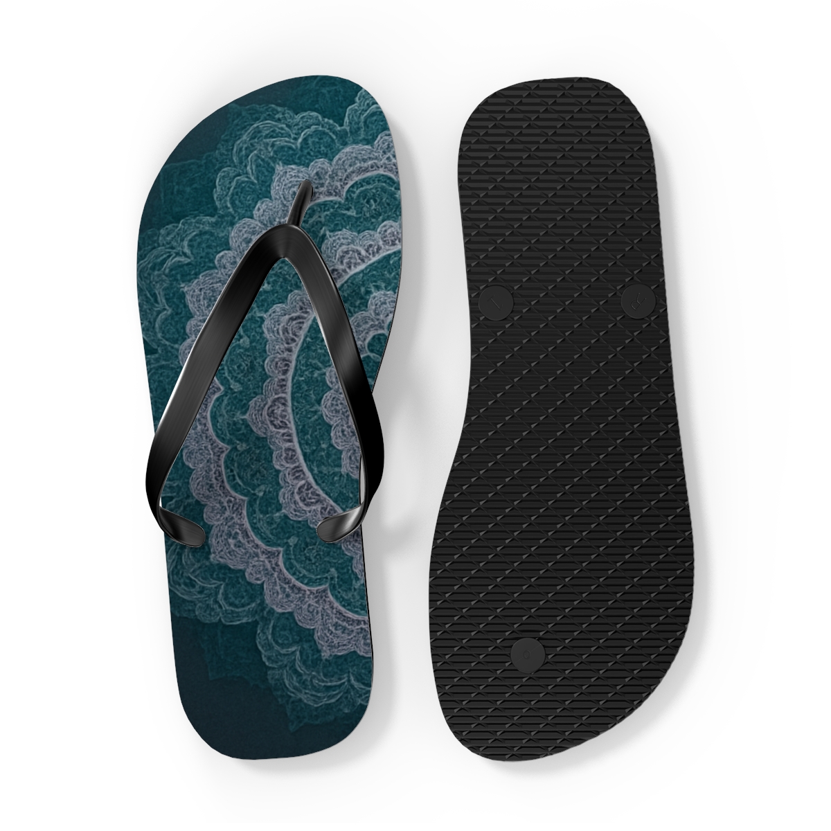 Celestial Wave Harmony Flip Flops