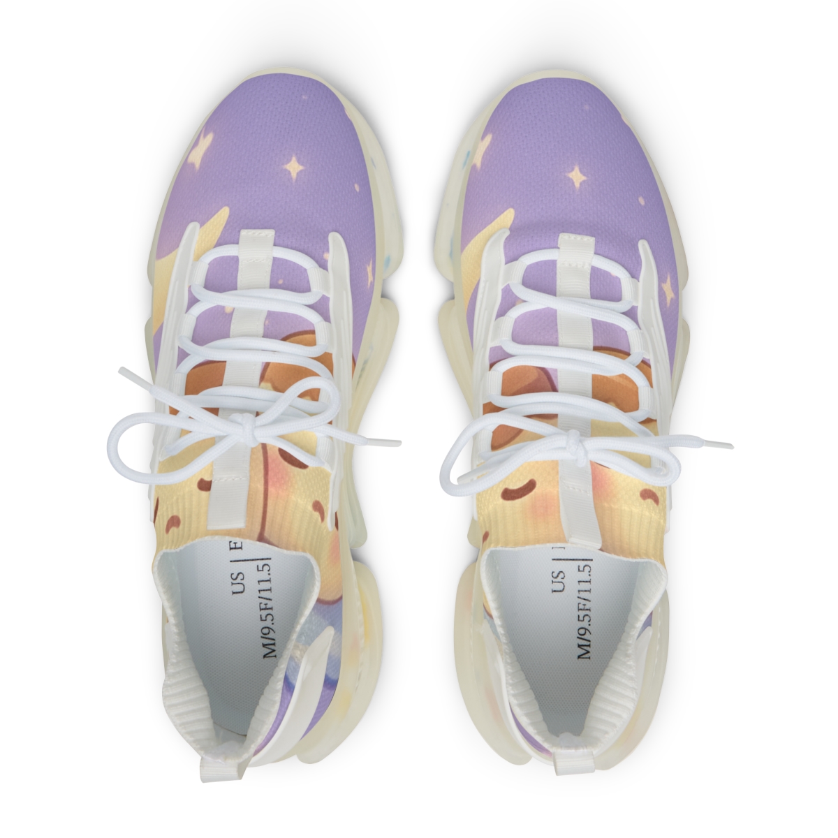 Sleepy Moon Pudding Pals designer branded sneakers