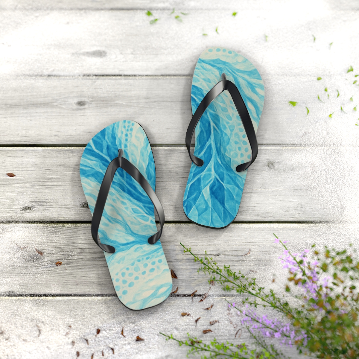 Crystal Tide Essence Flip Flops