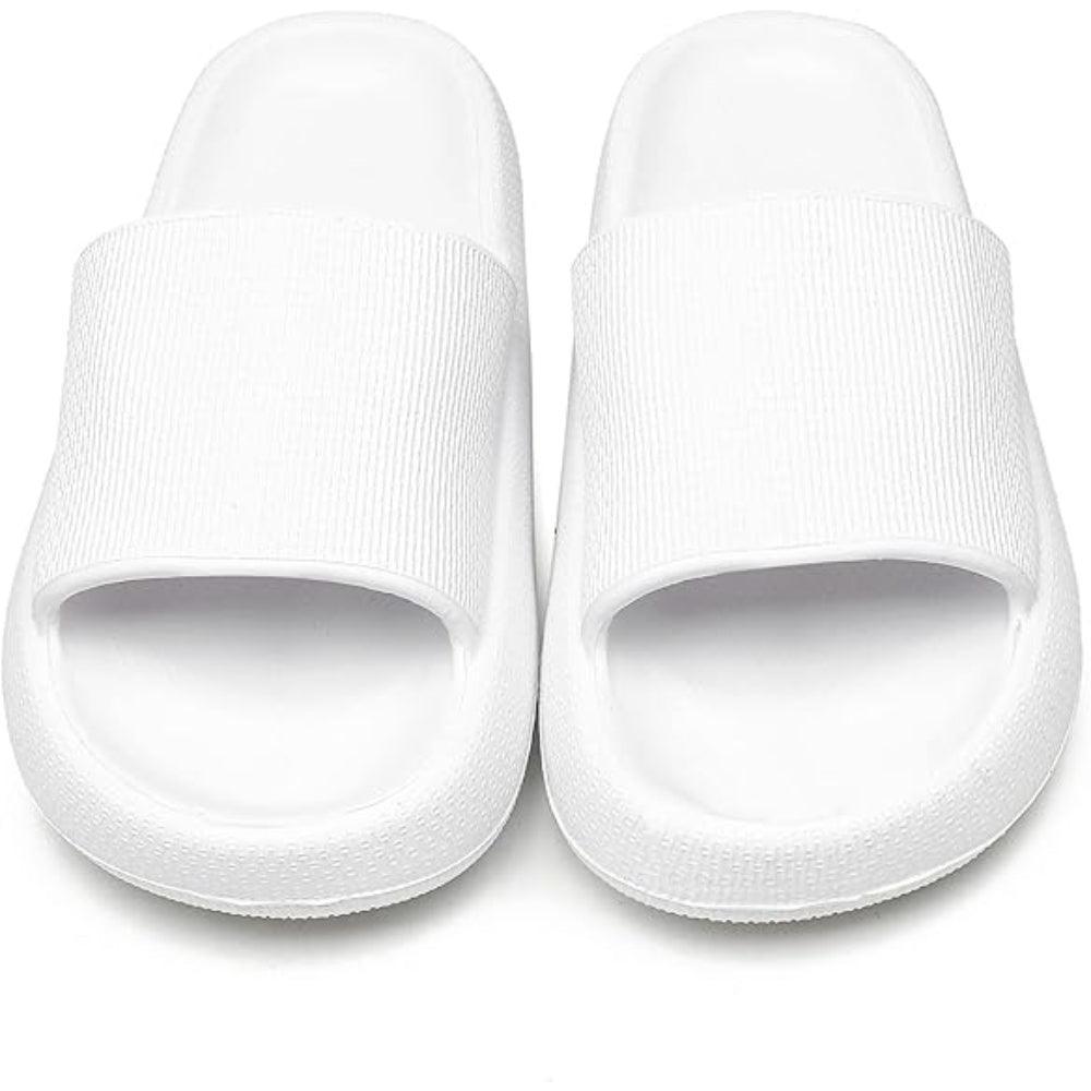 Comfy Cushioned Thick Sole Slides – All Day Support-Cloud Cushion Slides