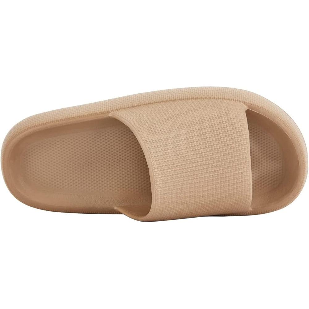 Comfy Cushioned Thick Sole Slides – All Day Support-Cloud Cushion Slides