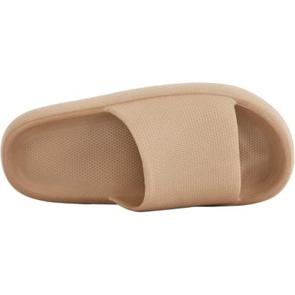 Comfy Cushioned Thick Sole Slides – All Day Support-Cloud Cushion Slides