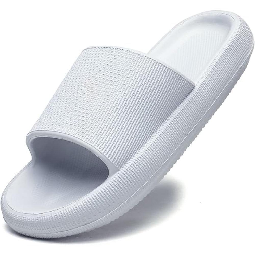 Comfy Cushioned Thick Sole Slides – All Day Support-Cloud Cushion Slides