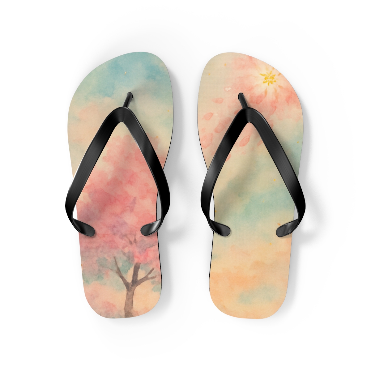 Blossom Drift Flip Flops