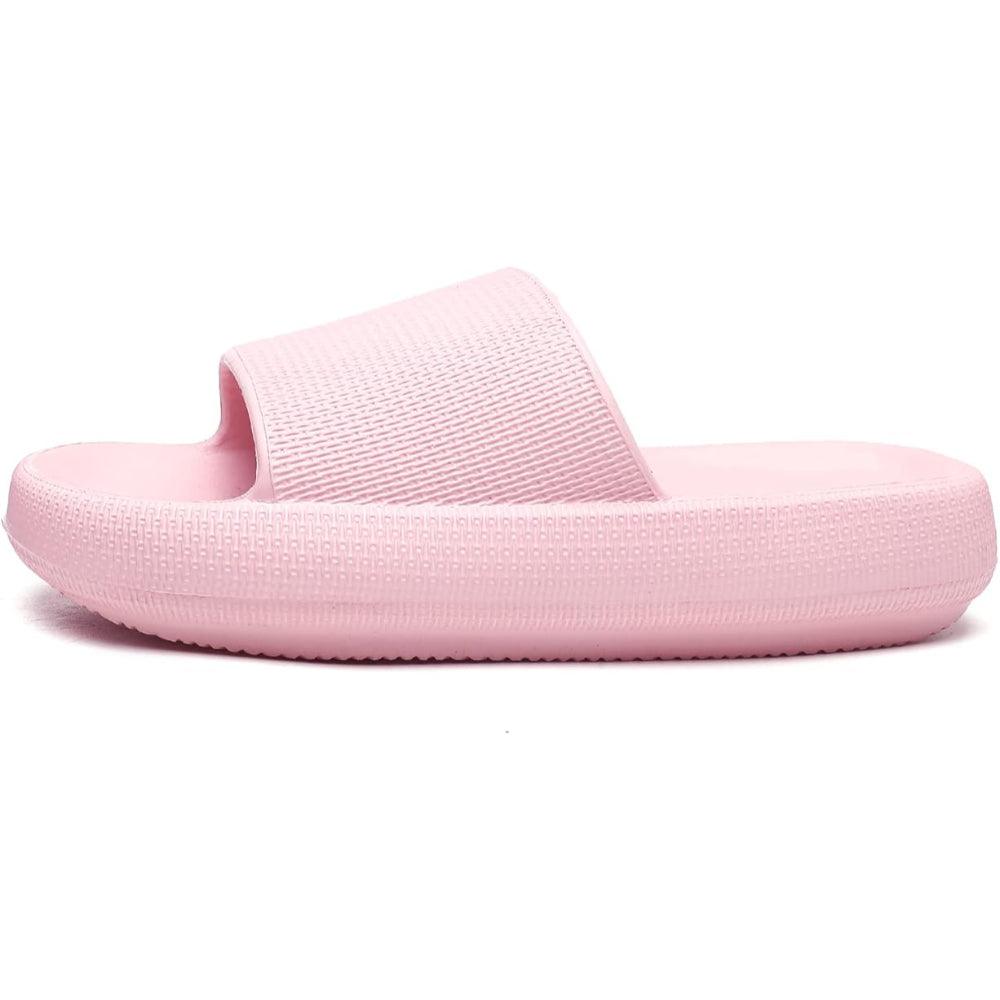 Comfy Cushioned Thick Sole Slides – All Day Support-Cloud Cushion Slides