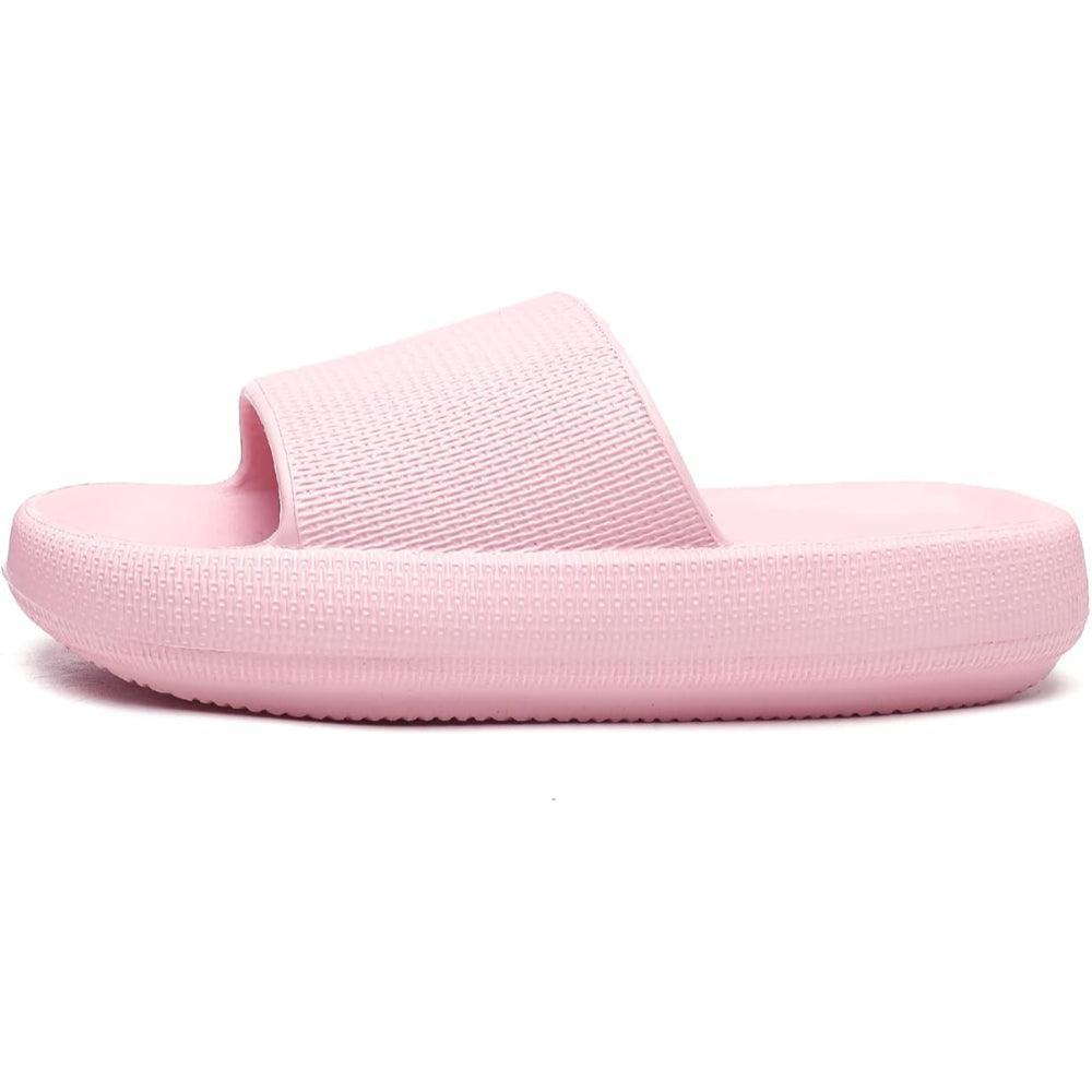 Comfy Cushioned Thick Sole Slides – All Day Support-Cloud Cushion Slides