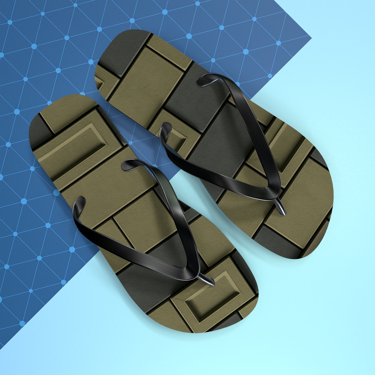 Urban Groove Steps Flip Flops