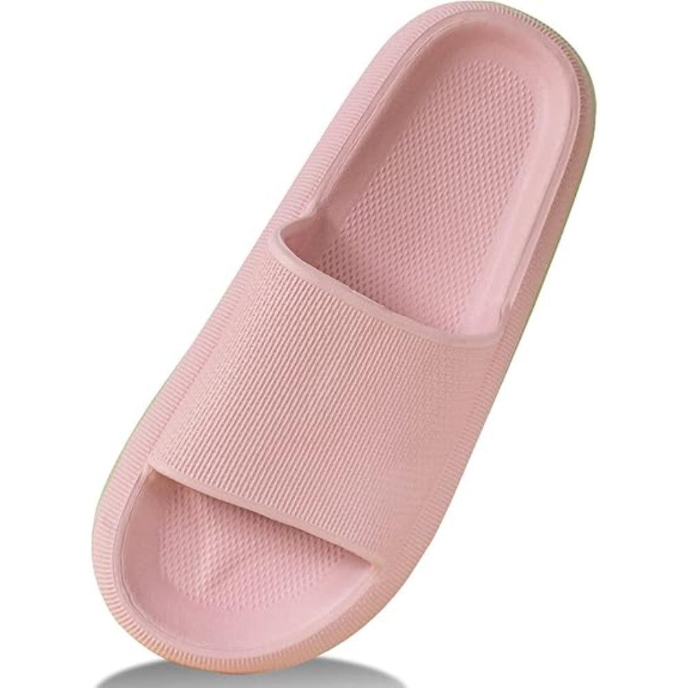Comfy Cushioned Thick Sole Slides – All Day Support-Cloud Cushion Slides
