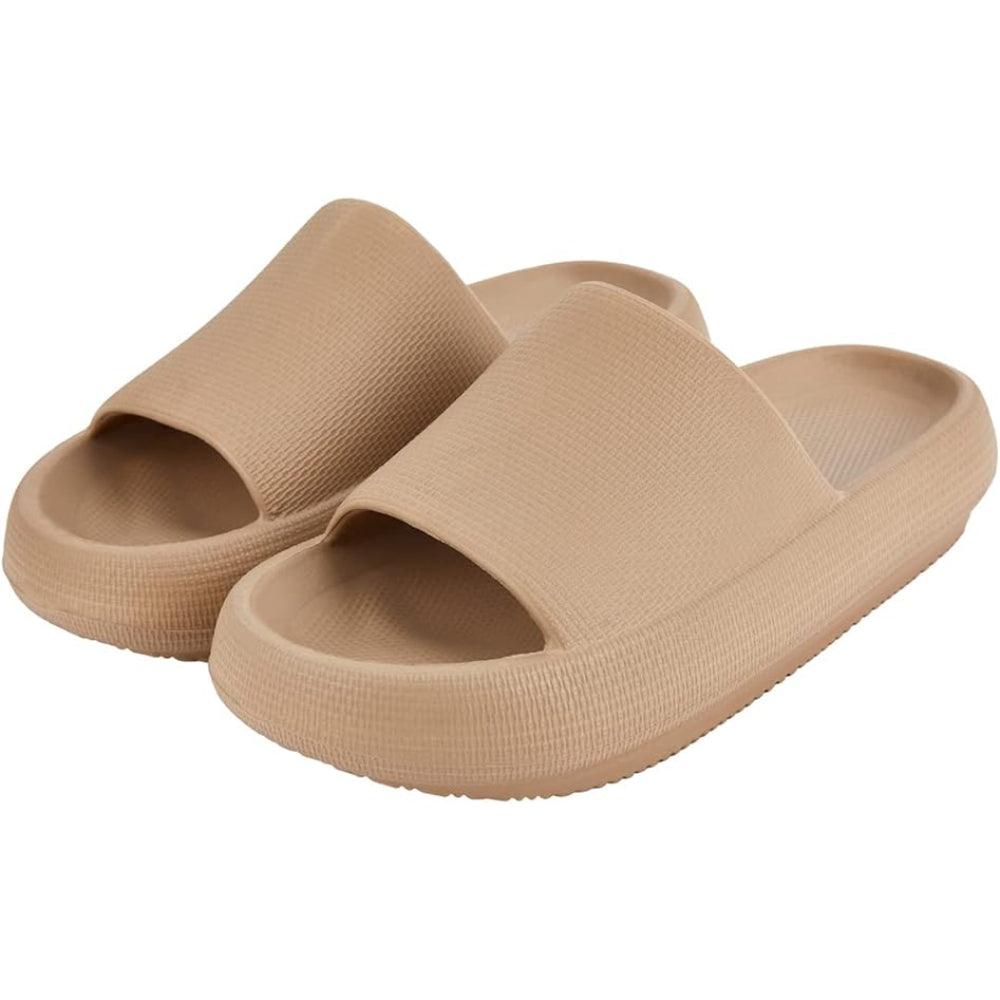 Comfy Cushioned Thick Sole Slides
