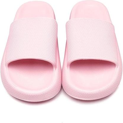 Comfy Cushioned Thick Sole Slides – All Day Support-Cloud Cushion Slides