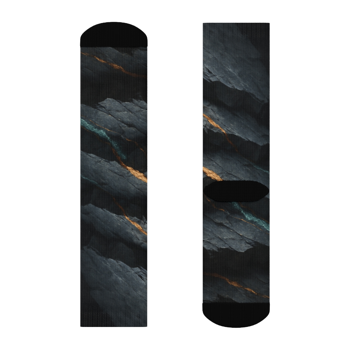 Basalt Vein Prism Drift comfortable cotton socks