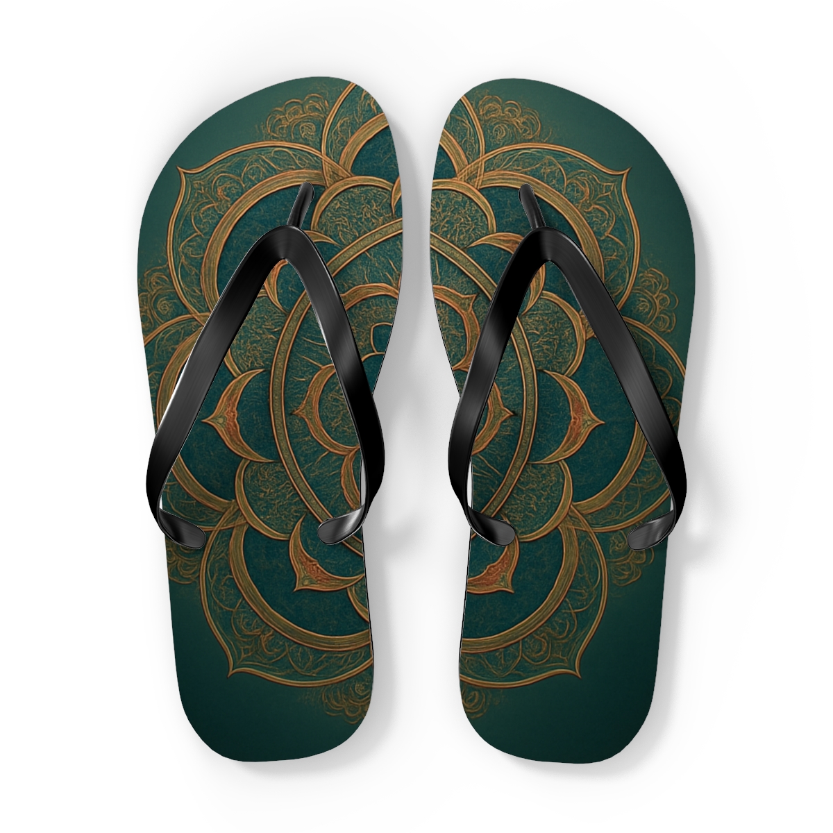 Serene Mandala Voyage Flip Flops