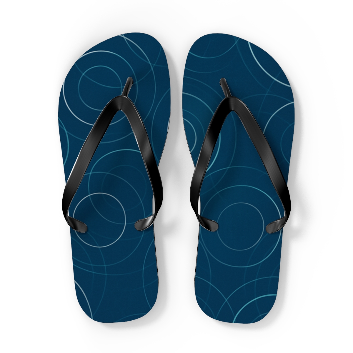 Orbital Tesselation Drift custom flip flops