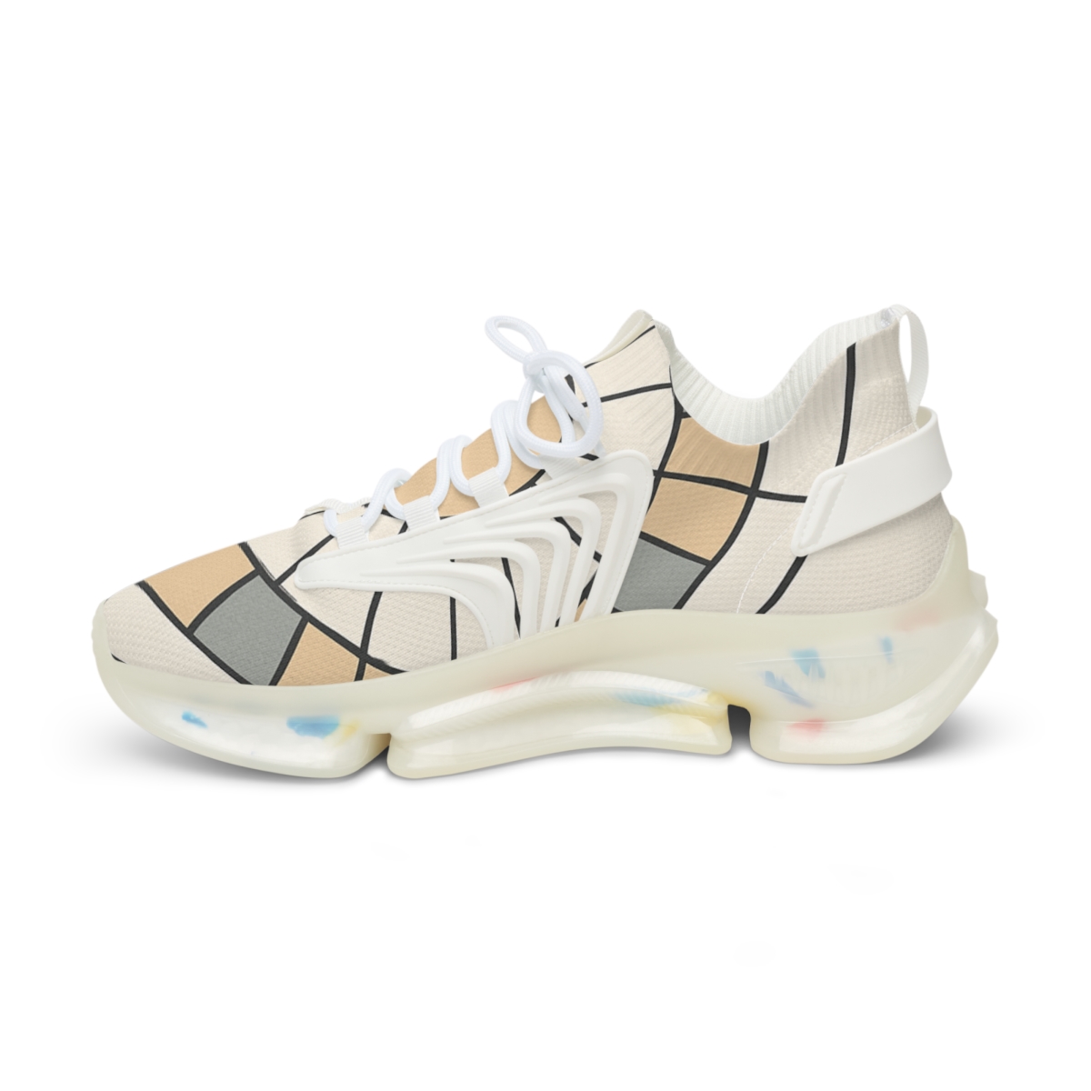 Minimal Sunline Mosaic Disk stylish casual sneakers