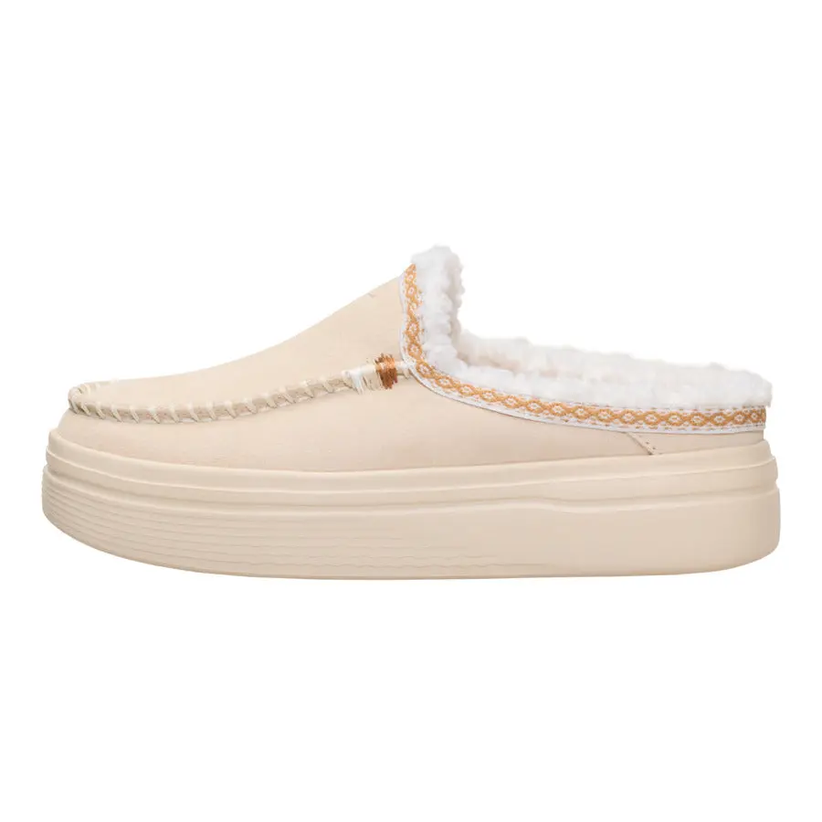 Womens Comfortable Slip on Platform Mules