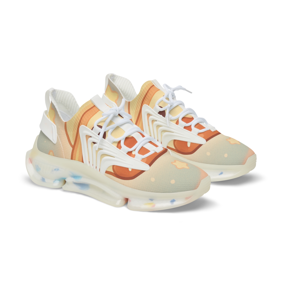 Pastel Planet Pudding Pals custom sneakers