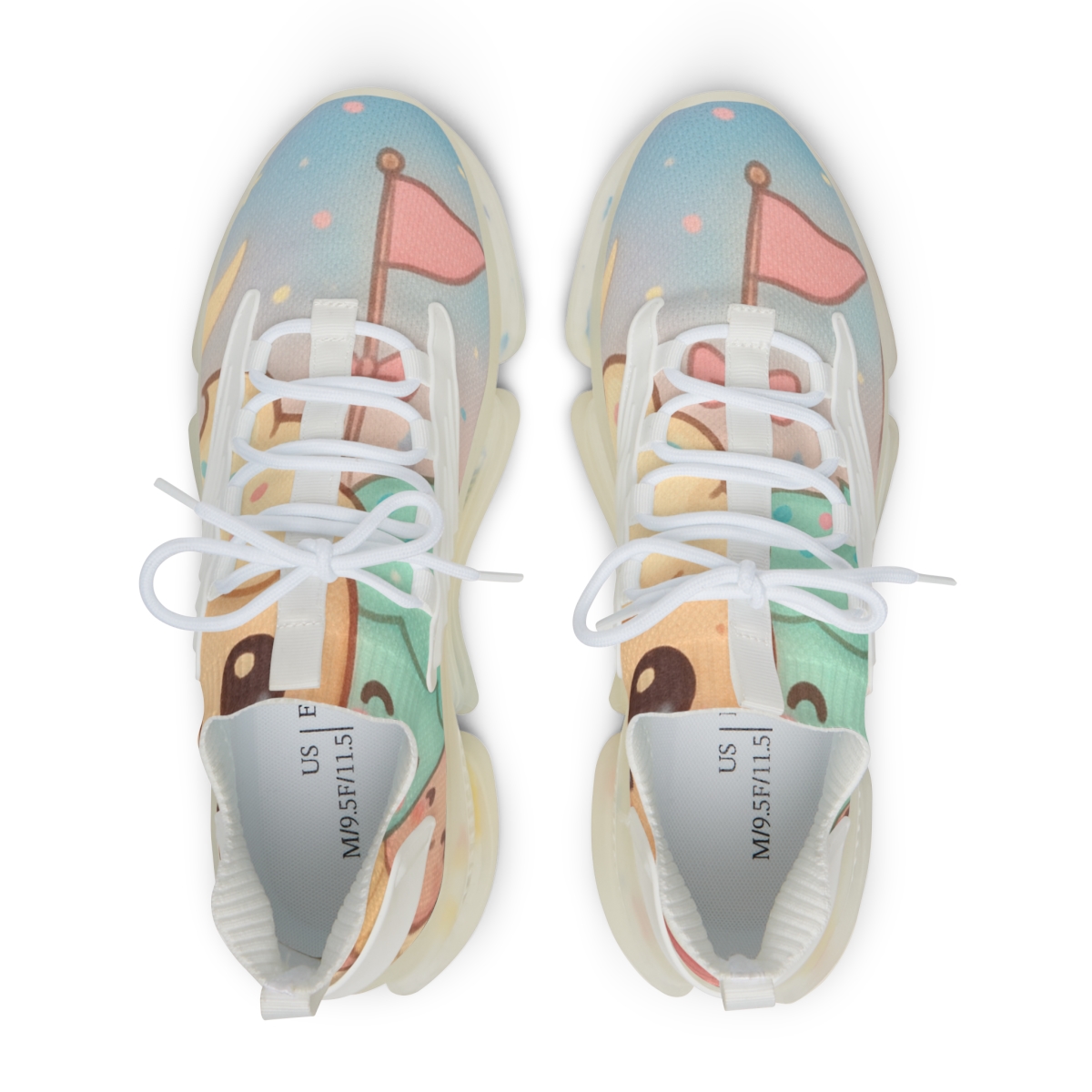 Starlit Cupcake Parade comfortable running sneakers