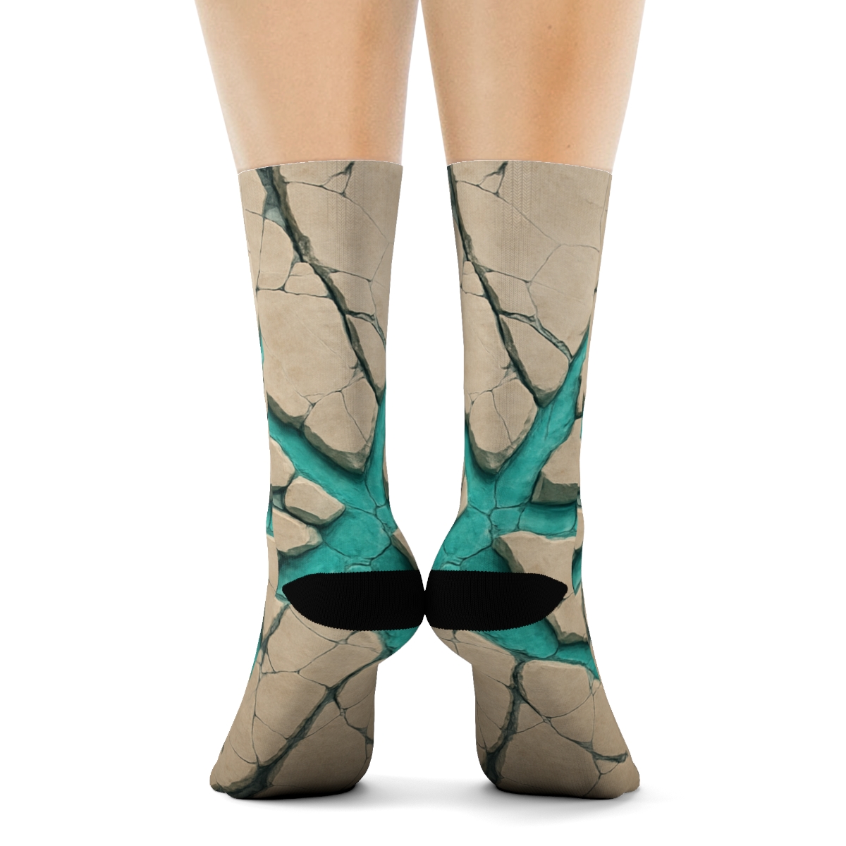 Silica Vein Fracture Field warm winter socks