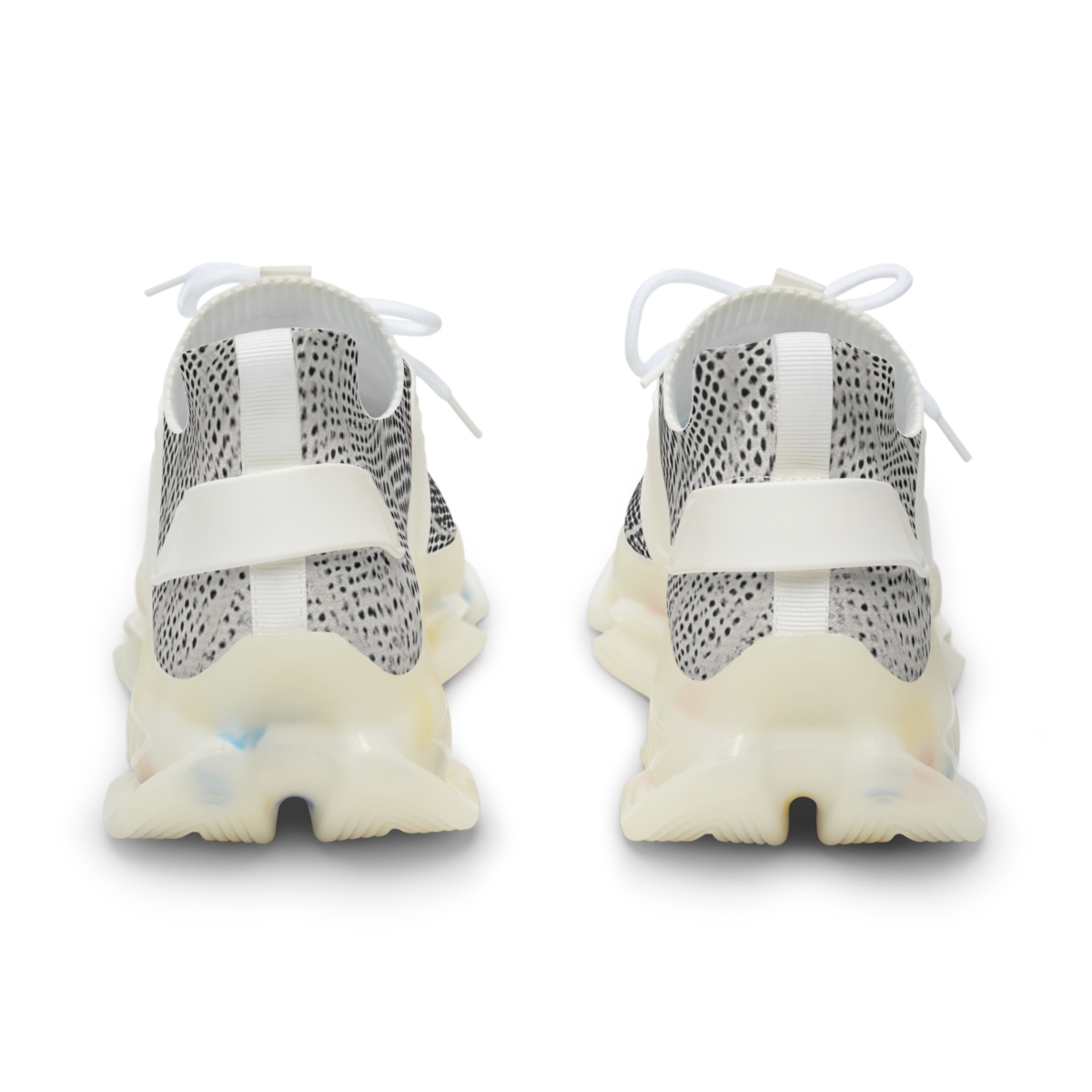 Microdot Orbit Halftone Drift personalized athletic sneakers