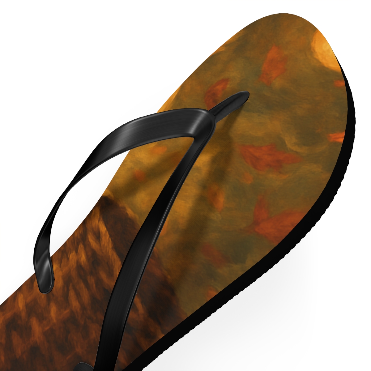 Autumn Lantern Harvest Drift stylish summer flip flops