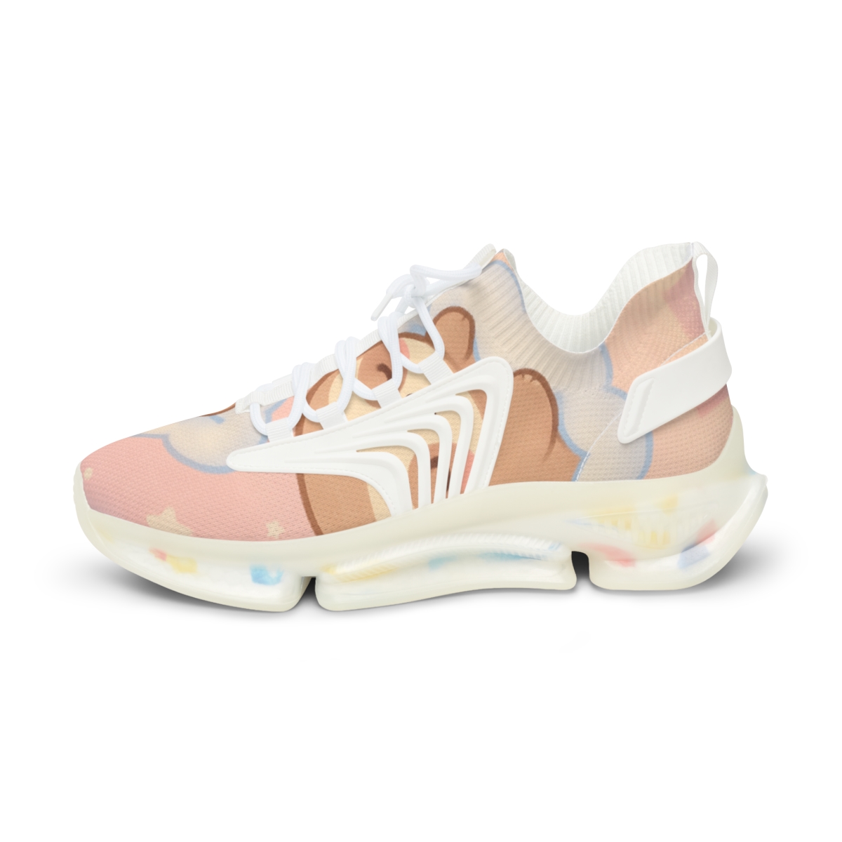 Cotton Cloud Sloth Squad personalized athletic sneakers